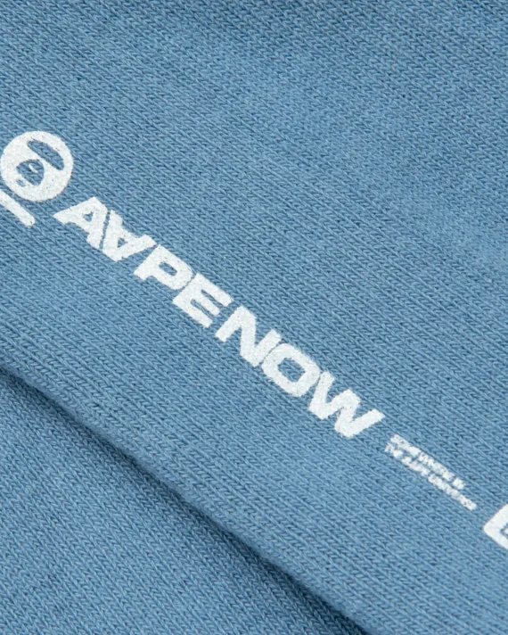 AAPE  AAPENOW moonface logo socks for Men | Best Price UAE